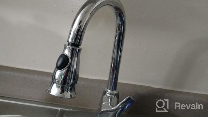 img 1 attached to Upgrade Your Sink With The UMIRIO Kitchen Faucet Head Replacement - Pull Down Nozzle, Universal Fit, 2 Function, Chrome Finish review by Marcus West