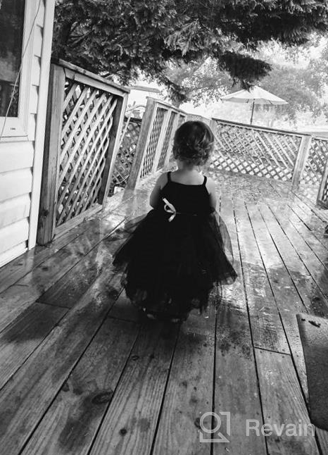 img 1 attached to 👗 Adorable LYXIOF Baby Girls Tutu Dress: Long Sleeve/Sleeveless Princess Tulle Sundress review by Amy Johnson