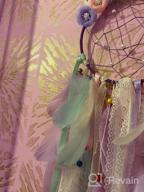 картинка 1 прикреплена к отзыву QtGirl Unicorn Dream Catcher Feather Wall Decor: Vibrant Flower Dream Catcher for Girls Bedroom – Stunning Flower Wall Hanging Decoration от Michael Reese