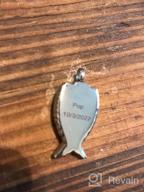 img 1 attached to Stainless Steel Angel Wing Urn Pendant - Memorial Jewelry for Ashes | Ashes Holder Necklace - I'm Here to Watch Over You review by Pao Novakovic