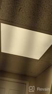 img 1 attached to 2X2FT UL Recessed Edge-Lit LED Panel Light Troffer, 0-10V Dimmable 40W 4000K Daylight White Flat Ceiling Fixture For Office Surface Mount - 1Pack review by Mike Cassidy