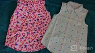 img 1 attached to Amazon Brand Sleeveless Chambray Multi Dots Girls' Clothing review by Felicia Evans