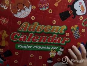 img 5 attached to Приготовьтесь к Рождеству с кукольным адвент-календарем Vanmor'S 2022 для детей - 24 дня веселых игрушек с животными, идеальные рождественские подарки для мальчиков и девочек!