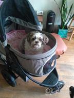 img 1 attached to Hauck Tog Fit Pet Roadster - Perfect For Traveling With Your Furry Friend! review by Aaron Jones