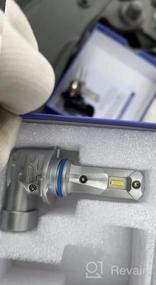 img 6 attached to Upgrade Your Headlights With AUTOONE 9005 LED Bulbs - Stay Safe On The Road With Bright Xenon White Light