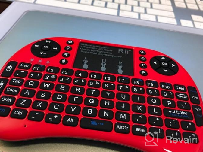 img 1 attached to Experience Ultimate Convenience With The Rii Mini Bluetooth Keyboard: Backlit, Portable, And Compatible With Many Devices review by Joshua Donnis