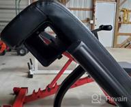 img 1 attached to Build Bicep Muscle With RitFit Preacher Curl Bench - Perfect For Home & Commercial Gym review by Robert Sisco