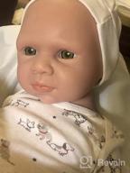 img 1 attached to Realistic Full Body Silicone Baby Doll With Hair - Soft Reborn Baby Boy review by Anthony Cayton
