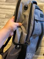 img 1 attached to Securely Carry Your Laptop And Books With Our Anti-Theft Business Backpack - 15.6Inch, Grey review by Aaron Richardson