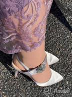 img 1 attached to Elevate Your Look With ERIJUNOR Slingback Rhinestone Pumps For Women - Perfect For Evening Prom And Wedding Outfits review by Ryan Noble