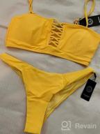 img 1 attached to RELLECIGA Brazilian Bikini Bottoms With Cheeky Cut For Women review by Jennifer Glasheen