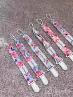 img 1 attached to 6-Pack Babygoal Floral Pacifier Clips For Boys And Girls - Fits Most Pacifiers, Teethers, And Toys. Binky Holder And Leash - Perfect Gift For Parents! (#6PB21) review by Greg Quinit