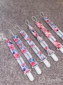 img 5 attached to 6-Pack Babygoal Floral Pacifier Clips For Boys And Girls - Fits Most Pacifiers, Teethers, And Toys. Binky Holder And Leash - Perfect Gift For Parents! (#6PB21)