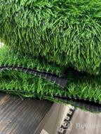 img 1 attached to SHACOS Artificial Grass Pad For Large Dogs 3X5 High Pile 1.2" Thick Reusable Dog Training Pads Fake Turf With Drainage Holes Potty Training Yard Patio Balcony review by Jeff Diaz