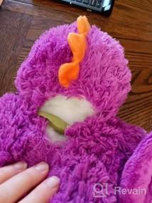 img 5 attached to ZooPurrPets Unicorn Мягкая плюшевая игрушка, милый фиолетовый мягкий плюшевый единорог, подарок для детей, мальчиков и девочек (18 дюймов)