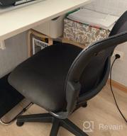 img 3 attached to 🪑 Textile Upholstered Office Chair - Bureaucrat CH-296NX, Black/Black Color review by Anastazja Steblianko ᠌