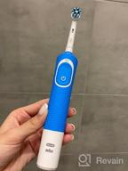 img 2 attached to 🪥 Oral-B Vitality D100.413.1 CrossAction Vibrating Toothbrush - Black, White, Blue review by Riko Long ᠌
