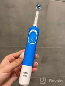 img 10 attached to 🪥 Oral-B Vitality D100.413.1 CrossAction Vibrating Toothbrush - Black, White, Blue