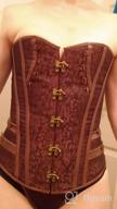 img 1 attached to Revamp Your Style With Women'S Steampunk Corset: Vintage, Retro, Gothic Waist Cincher & Bustier Lingerie Tops review by Monica Christian