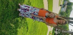 img 5 attached to 👗 Geckatte Mommy and Me Dresses: Casual Floral Family Matching Maxi Dresses for Summer Outfits