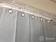 img 1 attached to KXLife Flexible Curtain Ceiling Track, Curved Ceiling Track For Curtains, Hospital Curtain Track System, Room Divider Curtain Track(12 Ft) review by Sarah Wilson