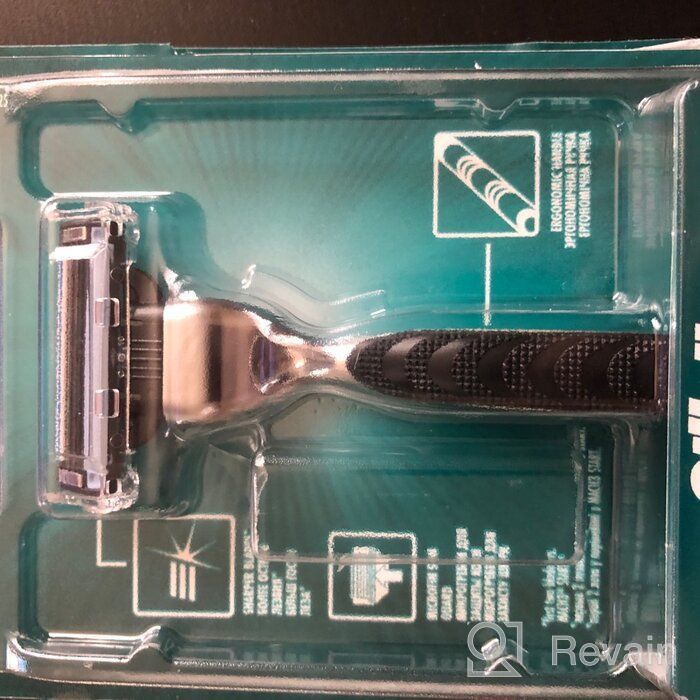 img 3 attached to Gillette Mach3 Reusable Shaving Razor UEFA Champions League Grey/Black review by Siu Kth ᠌