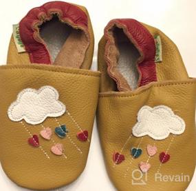 img 6 attached to Sayoyo Leather Dinosaur 🦕 Slippers for Infant Toddler Boys