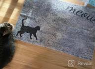 img 1 attached to Colorful Entrance Front Door Rug - Darkyazi 23.6" X 35.4", Funny Dog Design For Outdoors, Indoors, Bathroom, Kitchen, Bedroom, And Entryway Floor Mats. Non-Slip Rubber For Enhanced Safety. review by Mick Ohlrogge