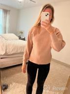 img 1 attached to Soft Ribbed Knit Batwing Sweater Top For Women'S Long Sleeve Pullover With Crew Neck By TECREW review by Vincent Bain