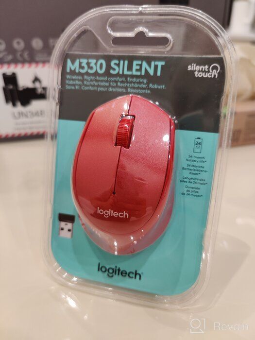 img 3 attached to 🖱️ Logitech M330 Silent Plus Wireless Mouse - Black | USB Nano Receiver | 1000 DPI Optical Tracking | 3 Buttons | 24-Month Battery Life | Compatible with PC/Mac/Laptop/Chromebook | 2.4 GHz review by Anand ᠌