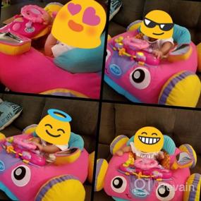 img 5 attached to Развлеките своего малыша с помощью Playgro Music And Lights Comfy Car - Pink для младенцев и малышей