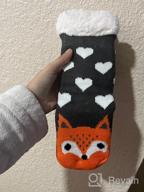 img 1 attached to 🐾 Soft & Cozy Slipper Socks for Boys and Girls | Animal Design | Anti-Slip & Thermal for Winter Indoors review by Chris Mania