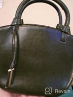img 1 attached to Retro Small Tote Shoulder Bag For Women - Genuine Leather Handbag By Covelin review by Corey Nyuon