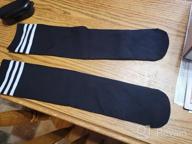 img 1 attached to AnjeeIOT Kids Soccer Socks - High School Team Dance Sports Socks for 5-10 Years Old Boys & Girls review by Patrick Pearson