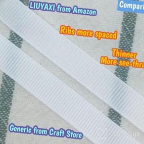 img 6 attached to LIUYAXI 5/8" X 50 Yards Solid Blue Grosgrain Ribbon, Perfect For Crafts, Wedding Decor, DIY Hair Accessories, Sewing, Gift Package Wrapping And More