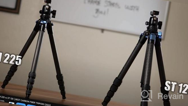 img 1 attached to SIRUI AM-254 Carbon Fiber Camera Tripod, Load Up To 12Kg/26.5Lbs,10-Layer Carbon Fiber review by David Lusk