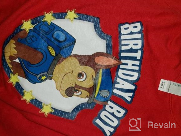 img 1 attached to 👕 Premium Official Patrol Birthday Toddler T Shirt: Boys' Clothing and Tops, Tees & Shirts for Unbeatable Style review by Roshan Schram