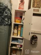 img 1 attached to White Bathroom Tall Cabinet With Drawer & Shelves - Haotian BZR34-W review by Jeff Zamora