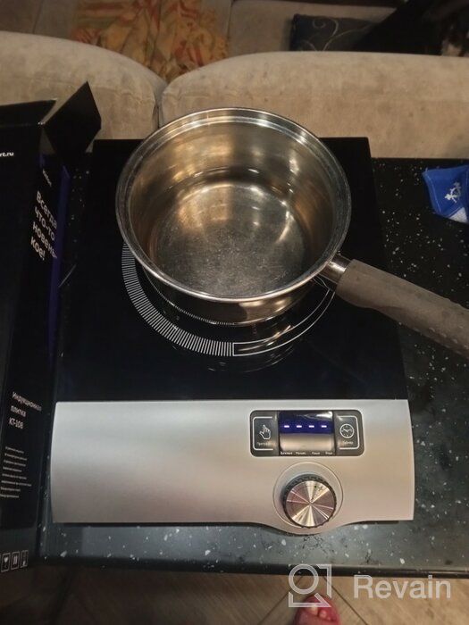 img 1 attached to Induction cooker Kitfort KT-108, silver review by Barbara Budna ᠌