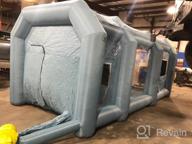 img 1 attached to High-Powered Inflatable Paint Booth, 20X10X8.2Ft - Includes 750W+350W Blowers And Air Filter System For Car Parking, Workstations, And Tent Work - No Changing Room Included - By Happybuy review by Samantha Salazar