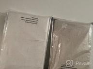 img 1 attached to Brighten Up Your Space With H.VERSAILTEX'S White Linen Blackout Patio Door Curtain review by Amy Smith