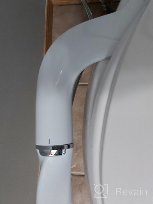 img 1 attached to Non-Electric Bidet Toilet Seat Attachment With Self Cleaning Dual Nozzle Adjustable Water Spray For Sanitary And Feminine Wash - Ultra Slim Design review by Andrew West