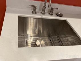 img 7 attached to 33X19 Undermount Kitchen Sink - Sarlai 33 Inch Kitchen Sink Undermount Single Bowl Stainless Steel 16 Gauge Sink Basin