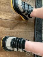 img 1 attached to 👦 Upgrade Your Little Boy's Style with Little Maes Boutique Black Adjustable Sneakers review by Tony Cole