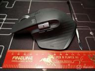 img 3 attached to 🖱️ Logitech MX Master Wireless Mouse: High-Precision Sensor, Easy-Switch up to 3 devices, Meteorite Black review by Goro Honda ᠌