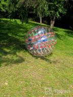 img 1 attached to 5 FT Body Bumper Bubble Soccer Ball For Kids And Adults - Boost Your Fun With 1 Pack Of Zorb Ball review by Allen Tchida