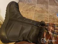 img 1 attached to Gracosy Women'S Winter Snow Boots - Fur Lined, Waterproof, Anti Slip & Side Zipper review by Brandon Garrett