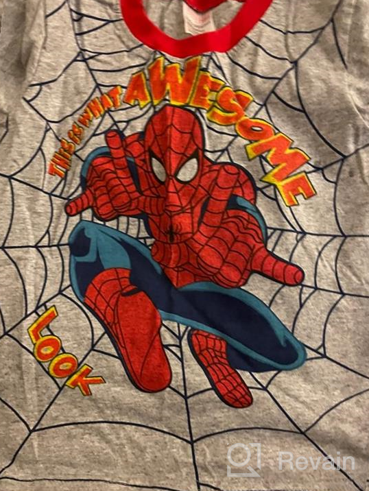 img 1 attached to 🕷️ N‘aix Spiderman Kids Pajamas Set 2-7T, Cotton Sleepwear for Little Boys, Children's PJS review by Sam Pullen