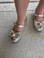 img 1 attached to DREAM PAIRS KFL218 Wedding Princess Girls' Shoes review by April Malone