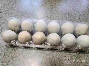 img 5 attached to 30 комплектов экологически чистых прозрачных пластиковых коробок для яиц с этикетками - надежно удерживает 6 яиц в каждой!